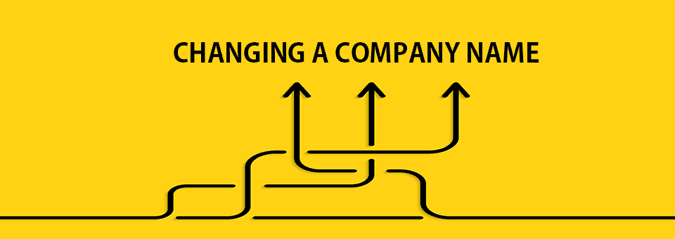 can i change a company name