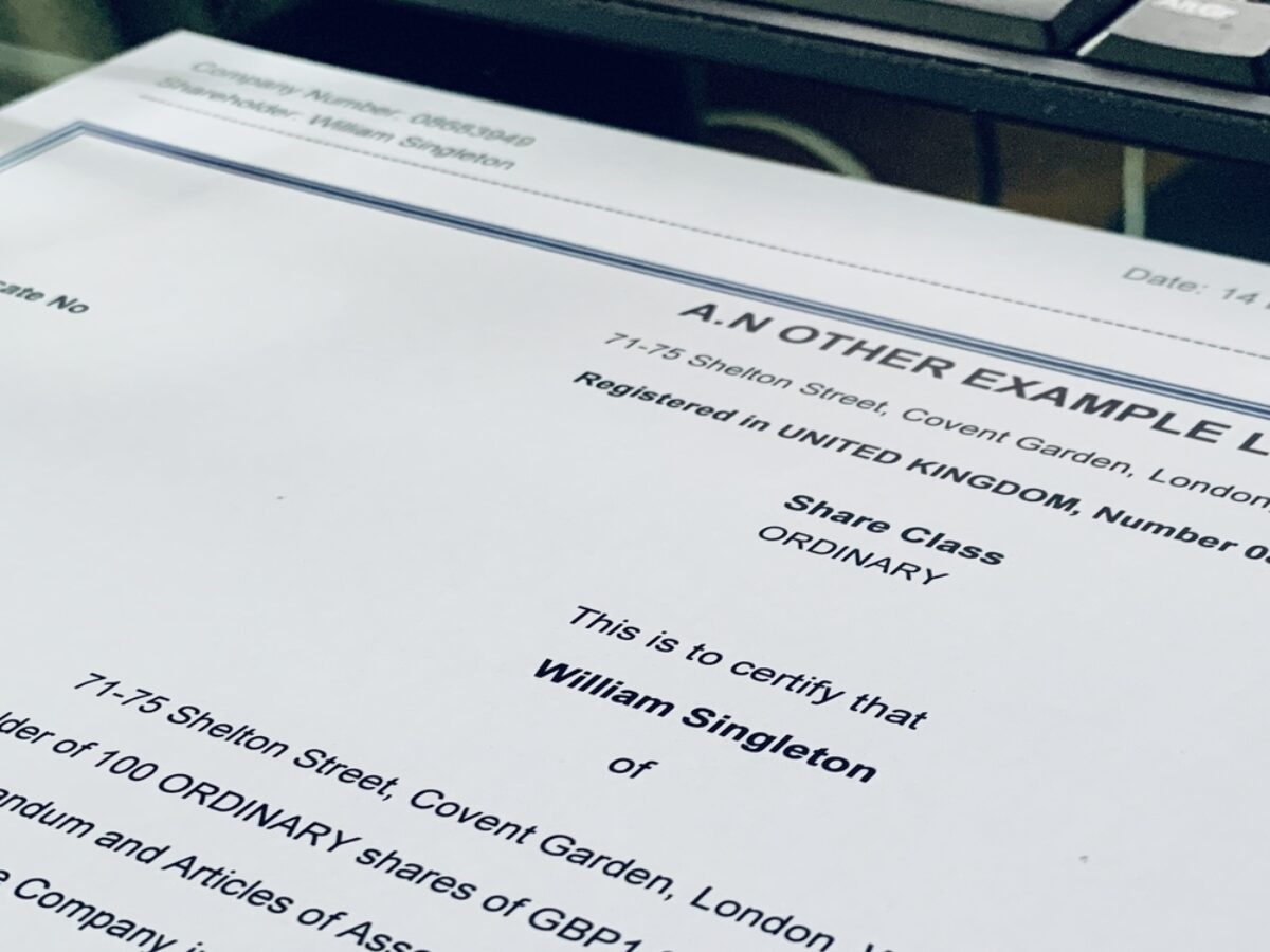 What is a share certificate? With Regard To Share Certificate Template Companies House