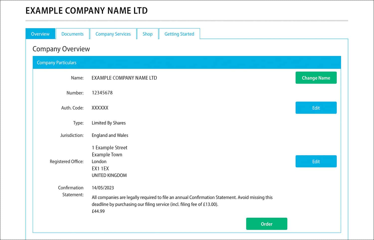 Rapid Formations' Company Overview page.