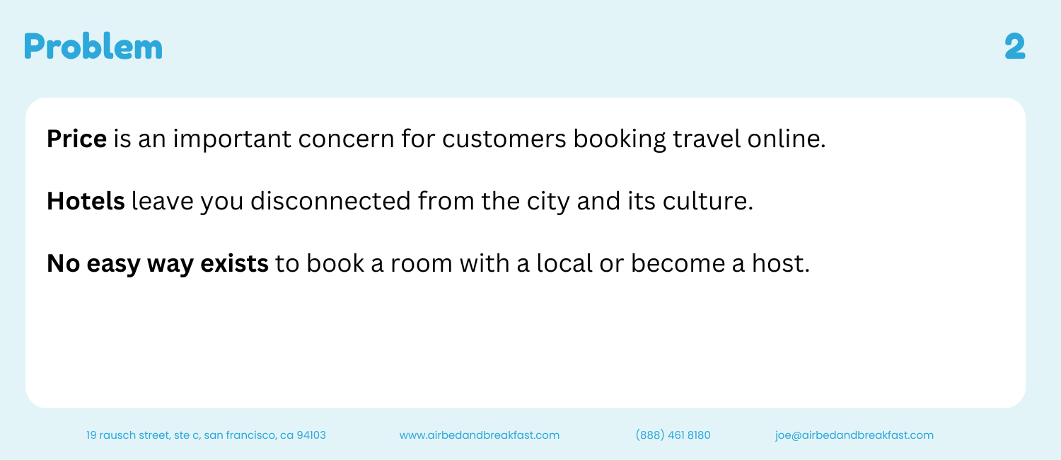 Text on a light blue background highlighting issues in online travel booking: price concerns, lack of cultural connection, and booking difficulties.